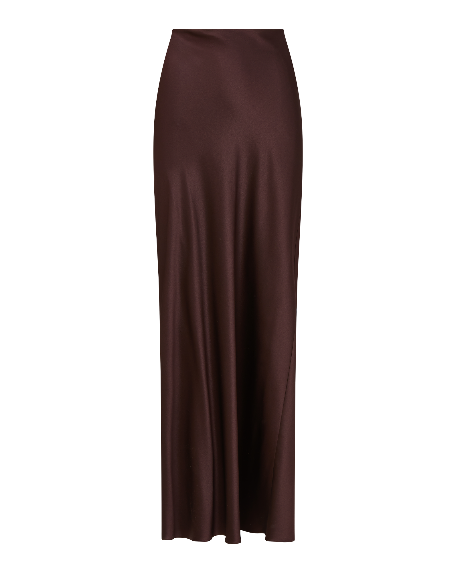 Medina Silk Maxi Skirt in Maroon Dark Currant