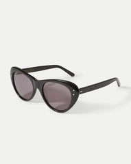 Edie Cat-Eye Sunglasses in Black
