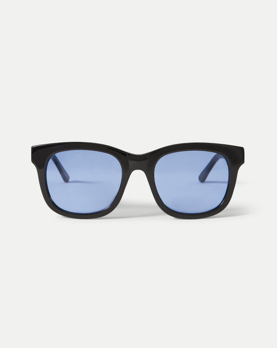 Jane Square-Frame Sunglasses in Black