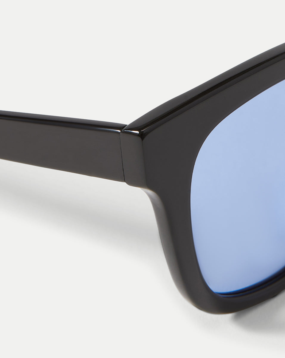 Jane Square-Frame Sunglasses in Black