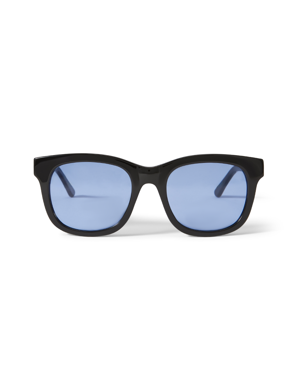 Jane Square-Frame Sunglasses in Black