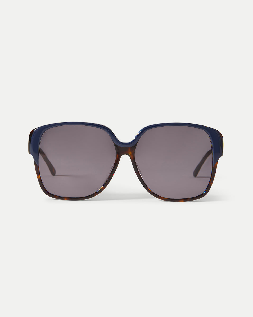Brigitte Oversized Sunglasses in Blue