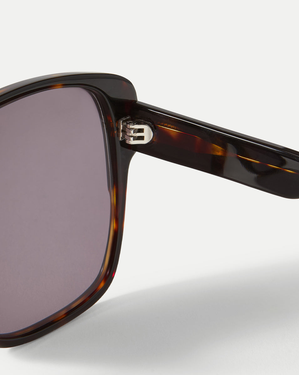 Brigitte Oversized Sunglasses in Blue