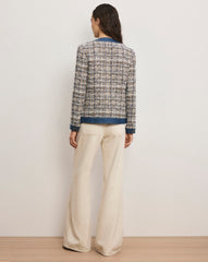 Ainslie Tweed Jacket in Navy Multi