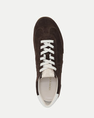 Riviera Suede Sneaker in Espresso