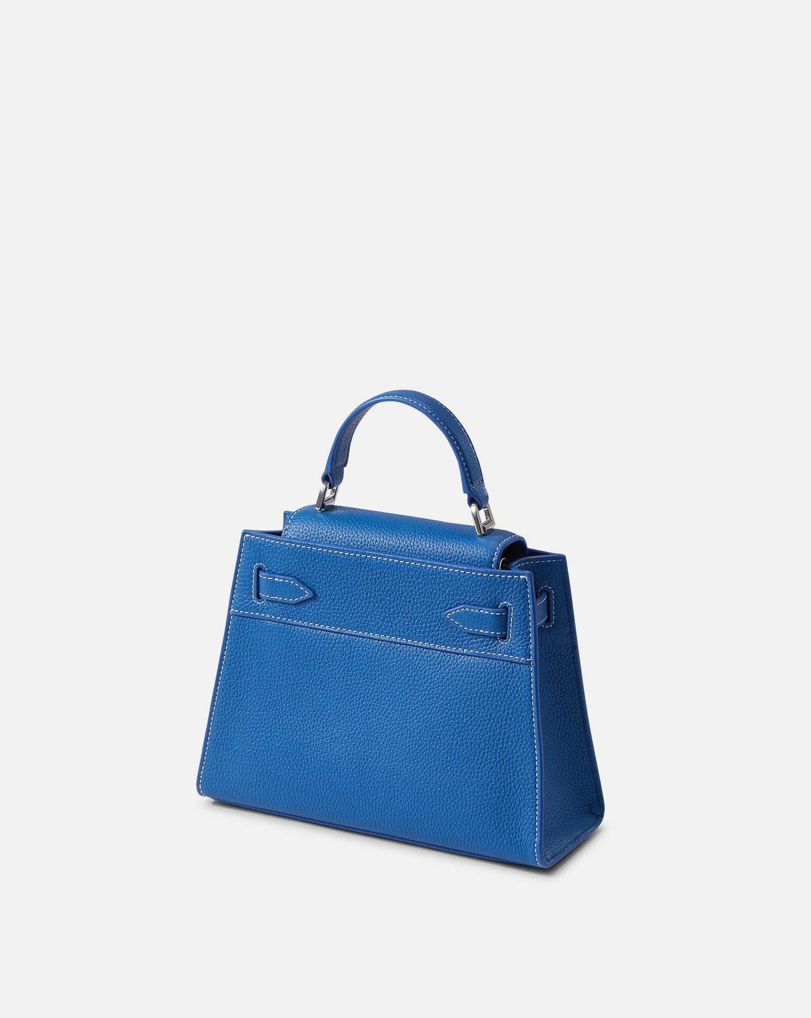 Veronica Beard Dash Top-Handle Bag in Blue Coast