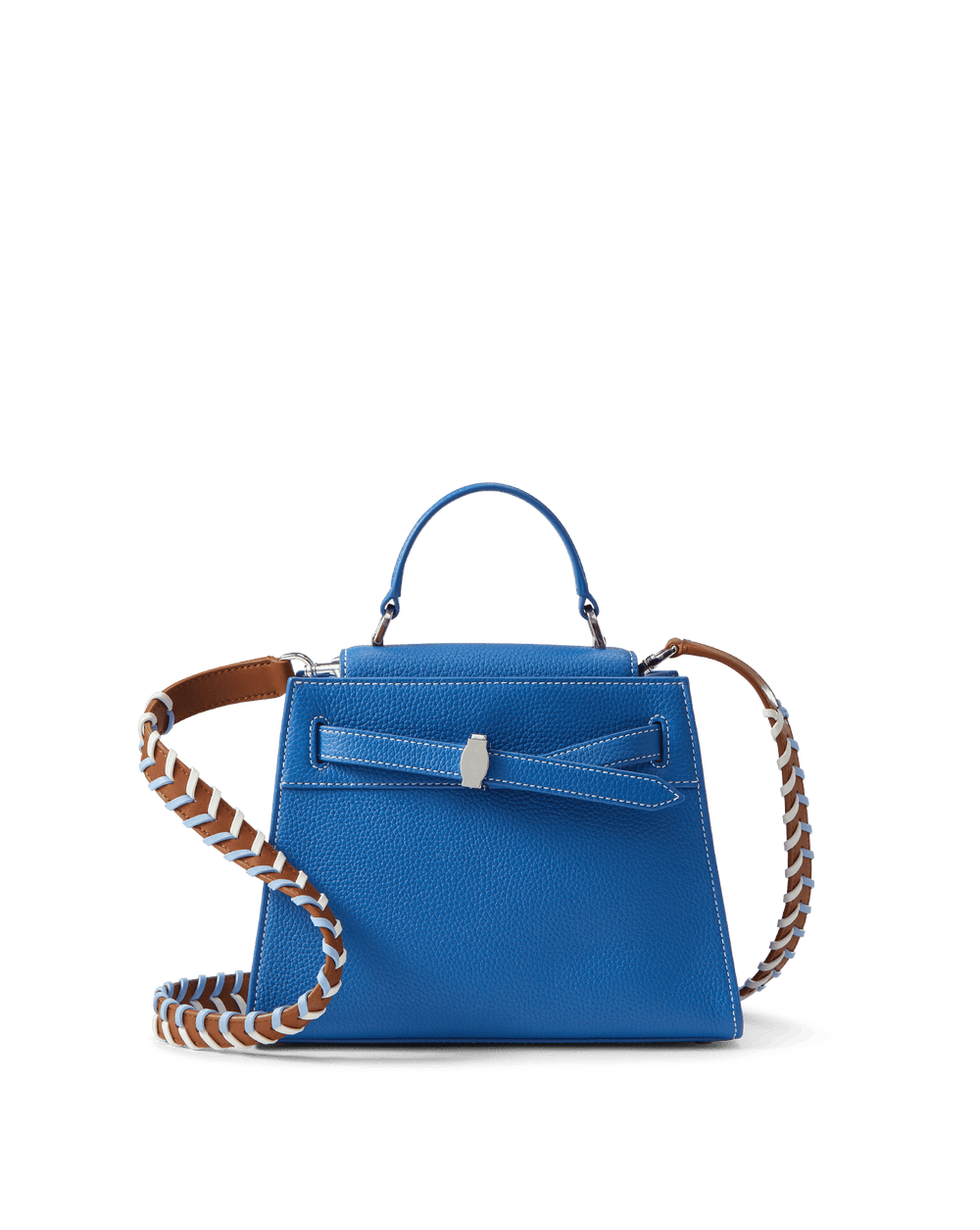 Veronica Beard Dash Top-Handle Bag in Blue Coast