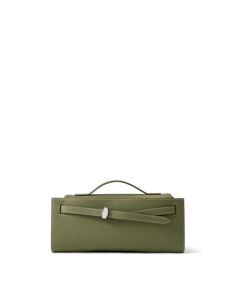 Veronica Beard Dash Clutch in Stone Army