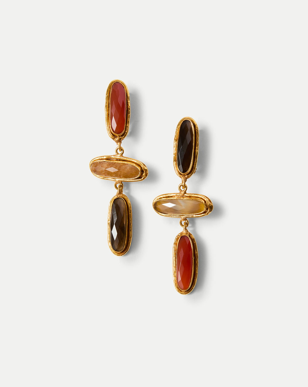 Grace Semi-Precious Stone Drop Earring in Multi