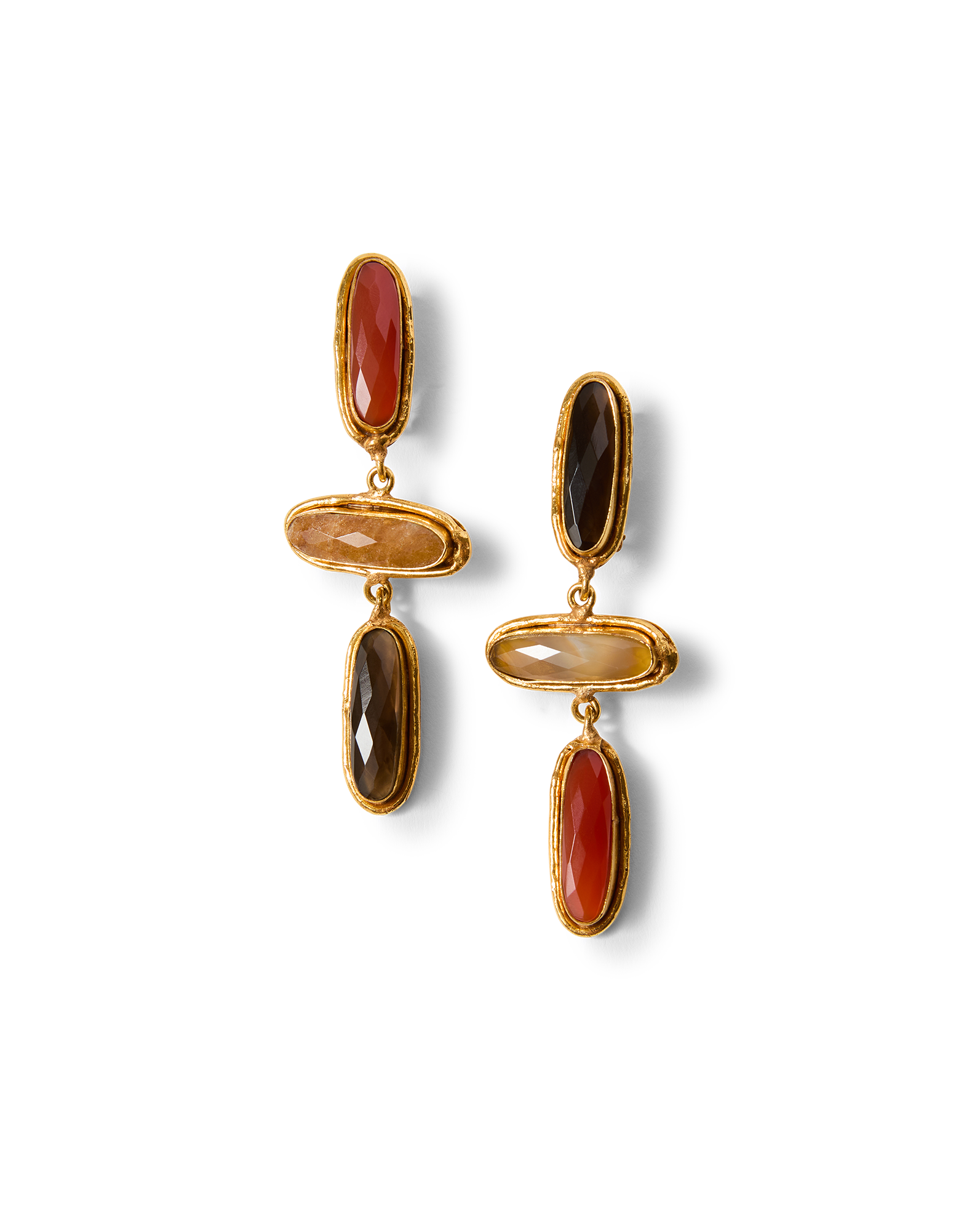 Grace Semi-Precious Stone Drop Earring in Multi