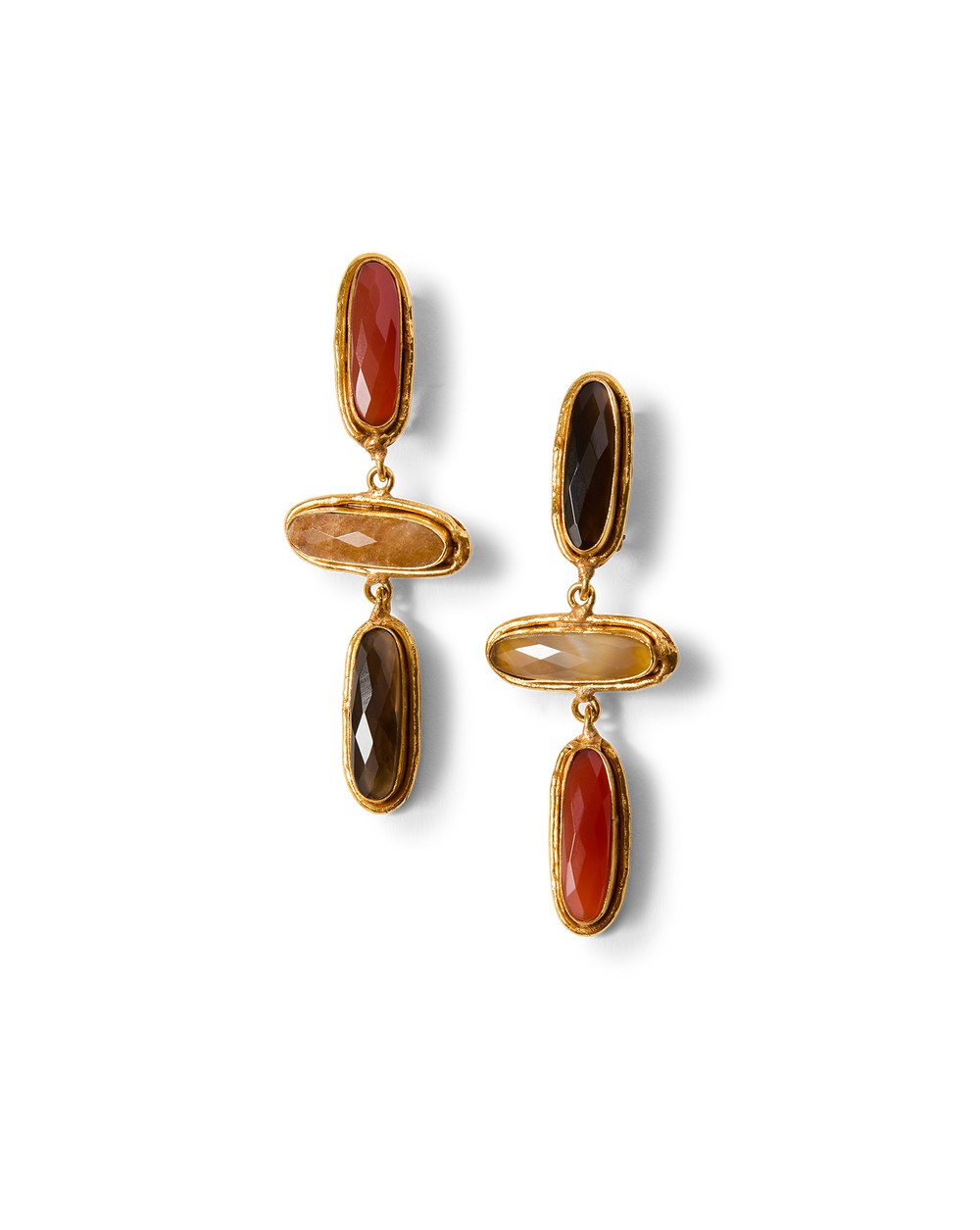 Grace Semi-Precious Stone Drop Earring in Multi