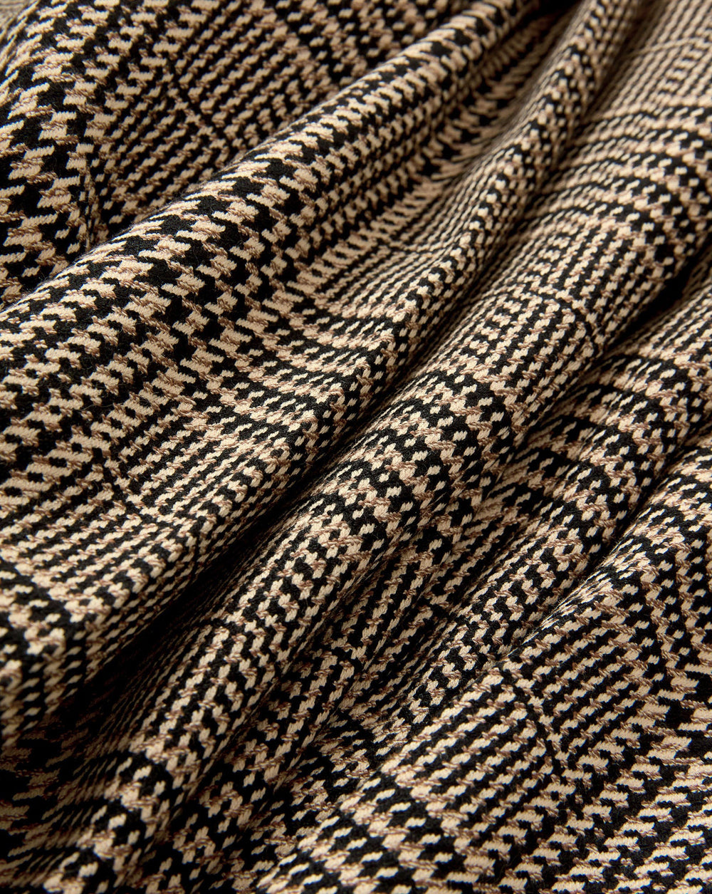 Gracie Flare Pant in Black & Beige Houndstooth