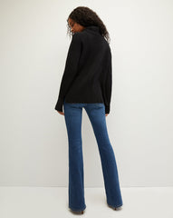 Lerato Chasmere Turtleneck Sweater in Black