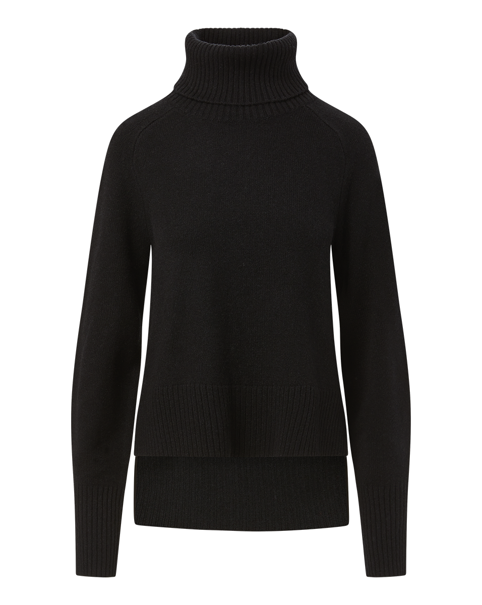 Lerato Chasmere Turtleneck Sweater in Black