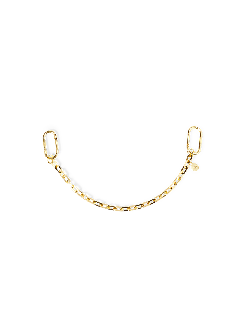 Swag Edge Chain Bag Charm in Gold