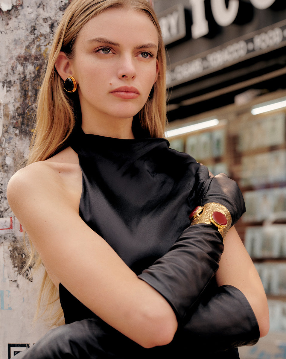 Ajourée II Carnelian Cuff in Carnelian