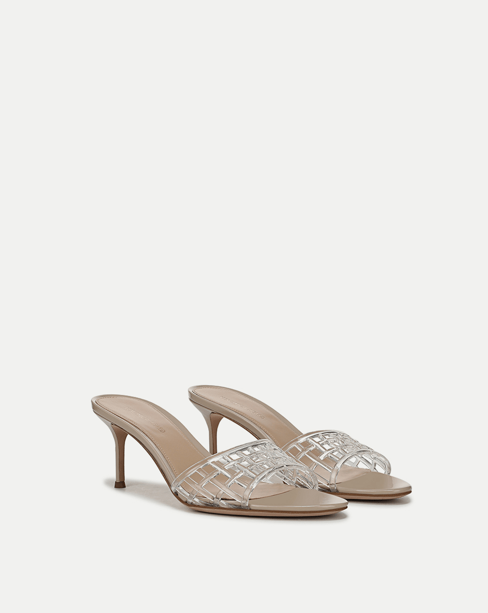 Tia Jelly Sandal in Clear/Sand