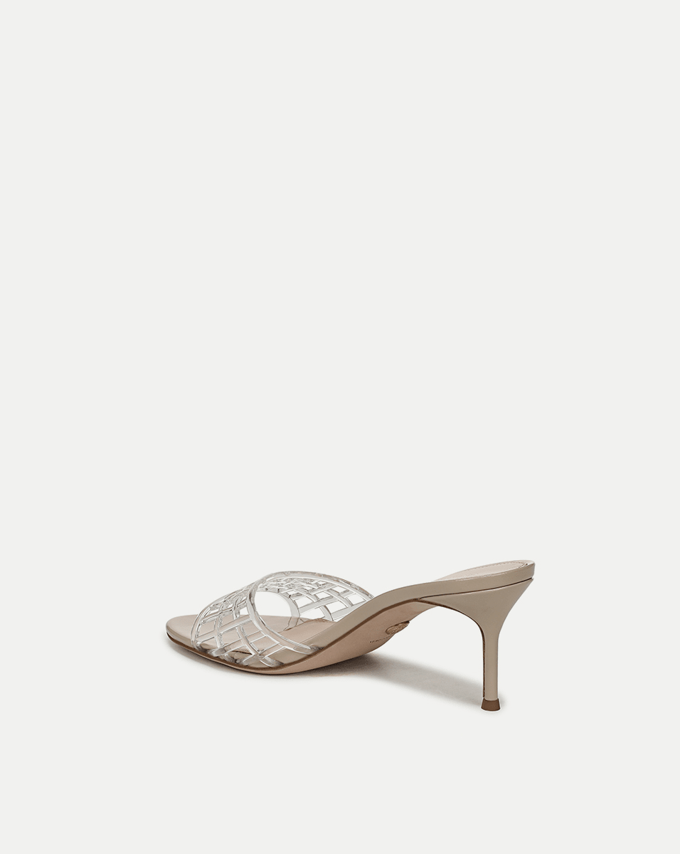 Tia Jelly Sandal in Clear/Sand