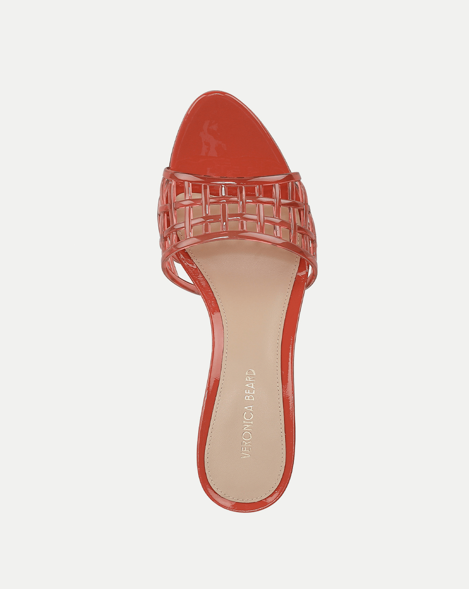 Tia Jelly Sandal in Persimmon