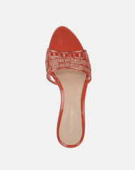Tia Jelly Sandal in Persimmon