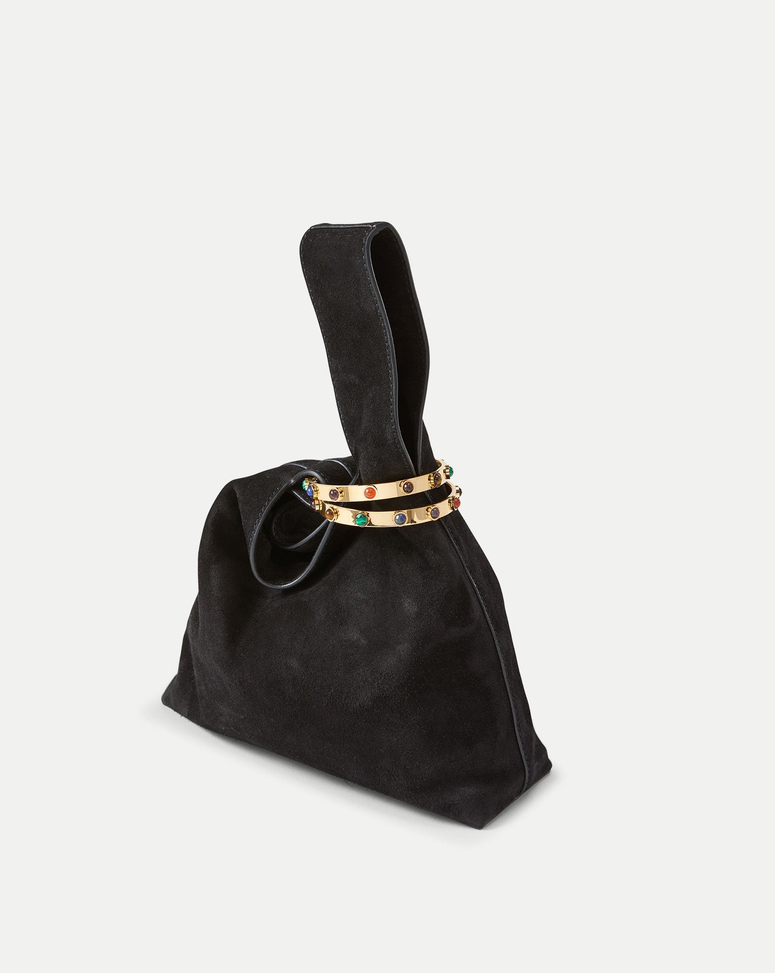 Veronica Beard Swing Clutch in Black