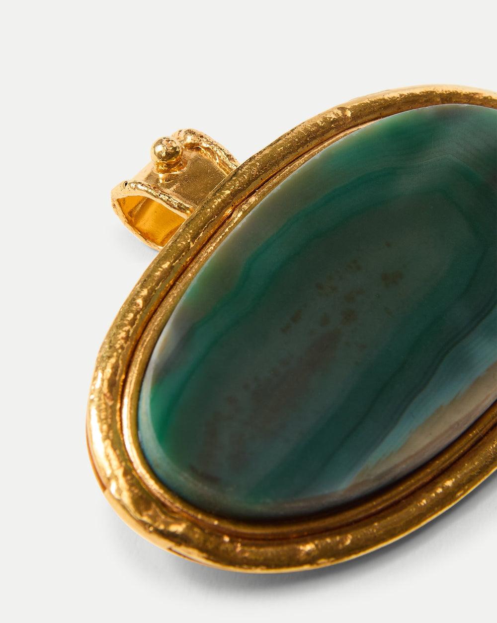 Dakota Green Agate Necklace in Green Agate