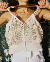 CALELLA FILT - Knitted Cotton Net Bag