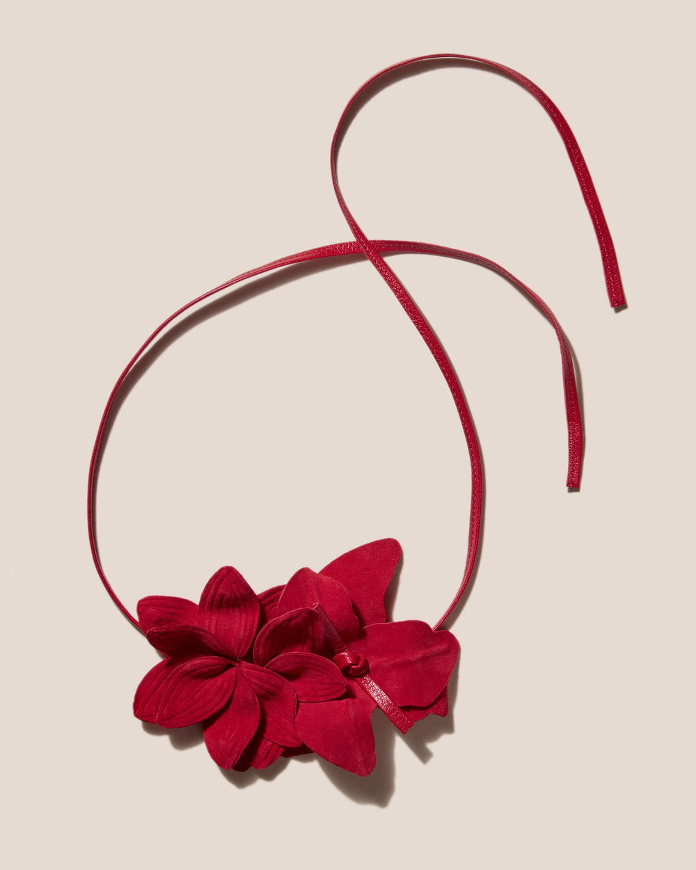 COROLA - Flower Charm with Leather Strap