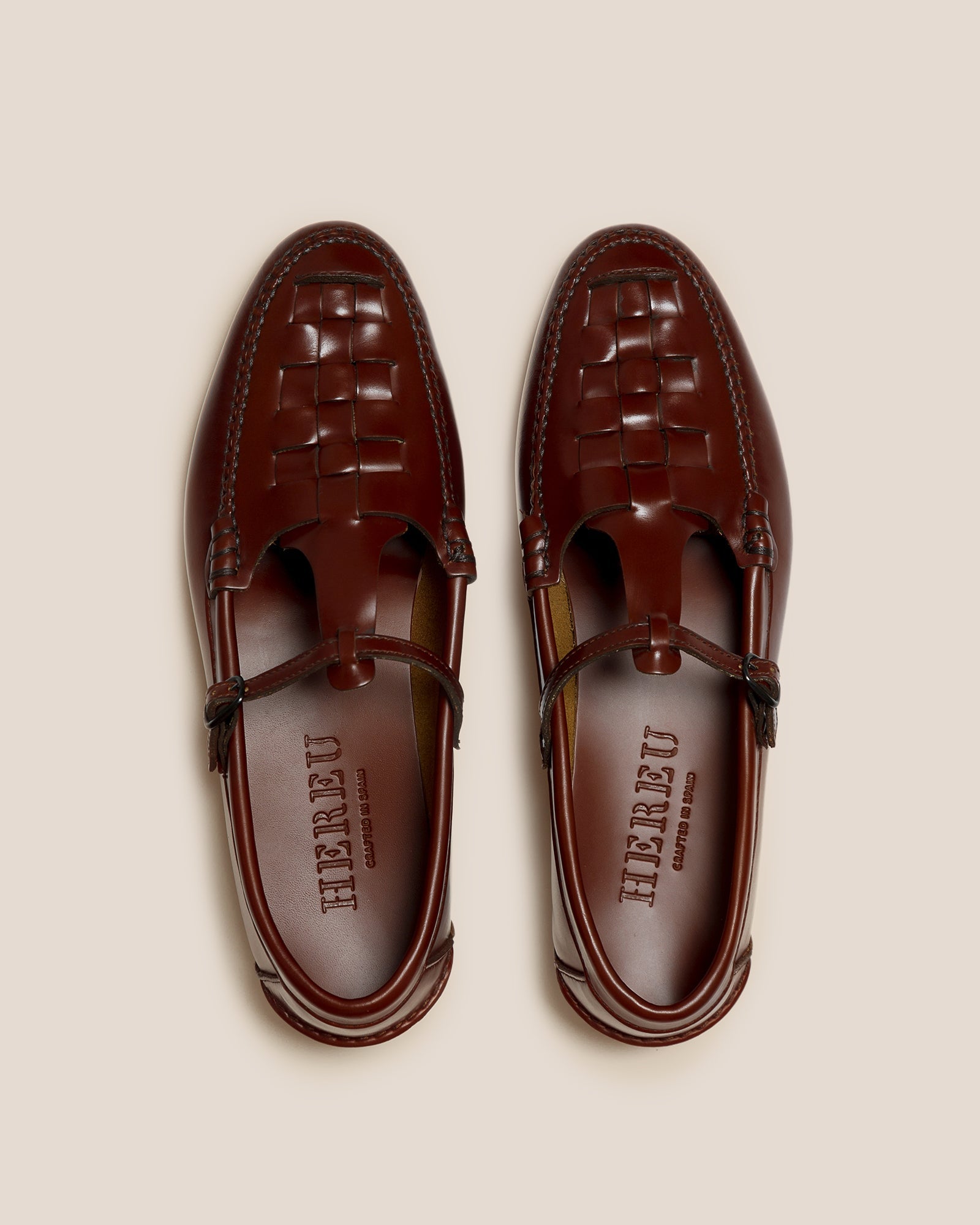 MAQUEDA - Interwoven T-Bar Loafer