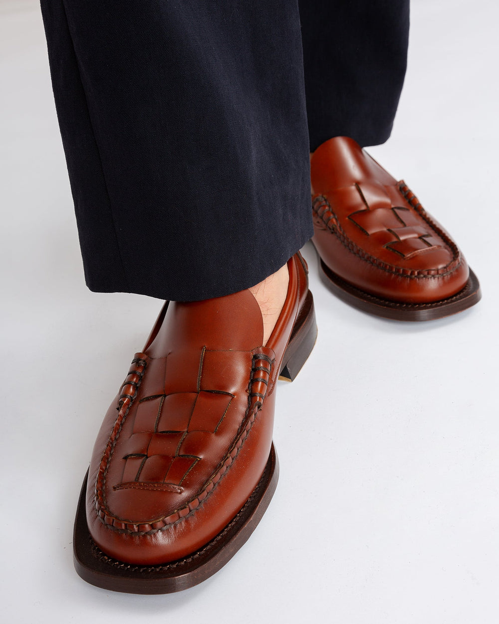 NOMBELA - Interwoven Detail Slip-On Loafer