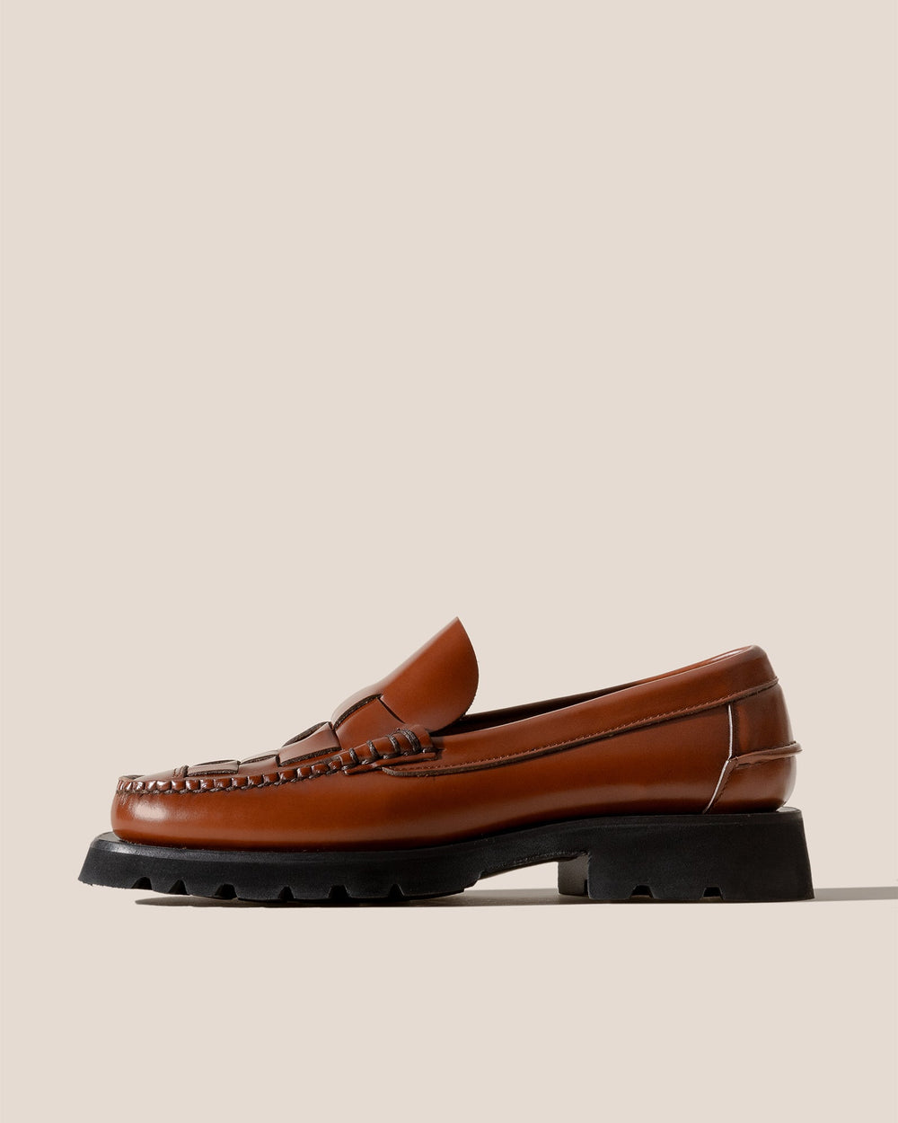 NOMBELA SPORT - Tread Sole Interwoven Detail Slip-On Loafer