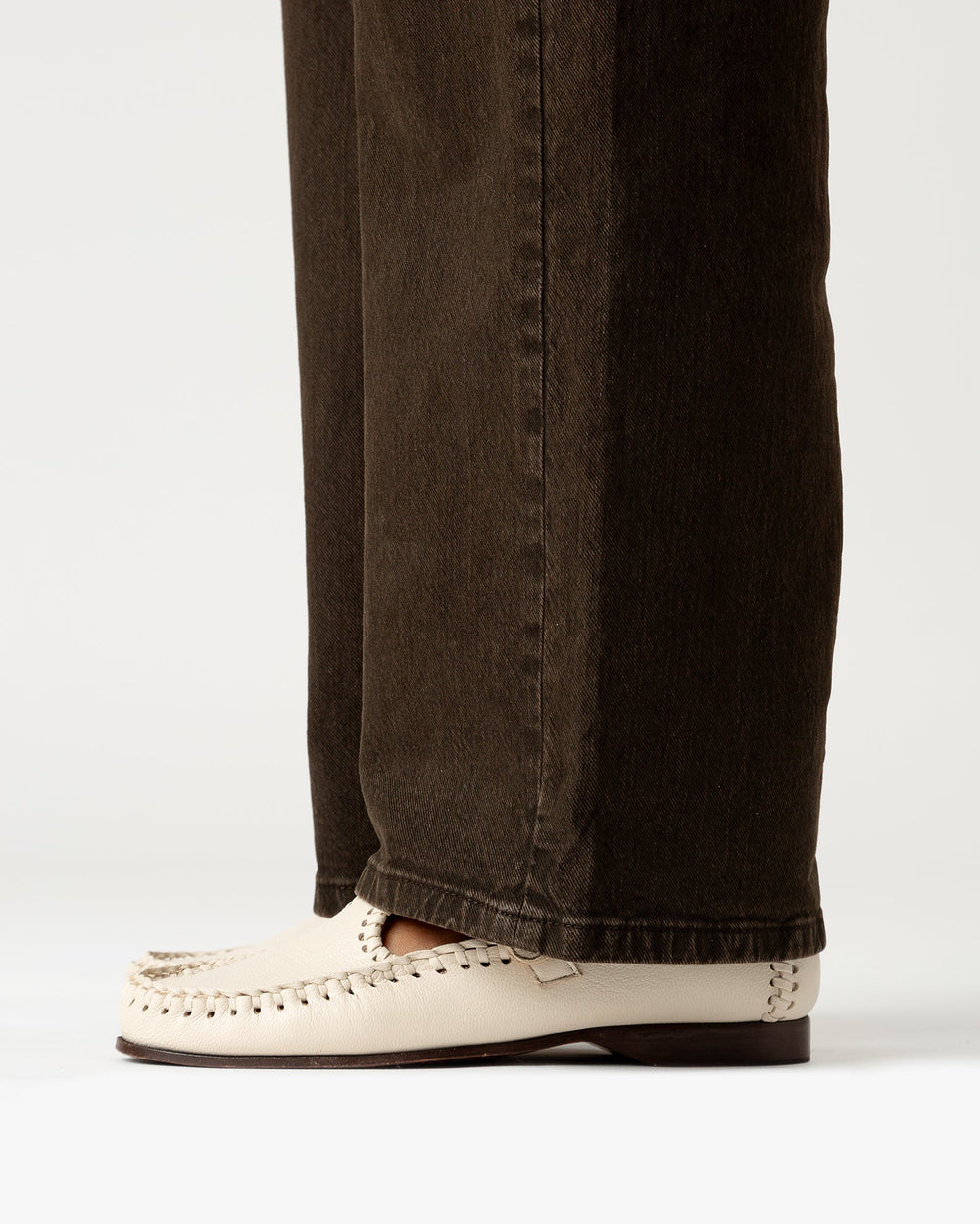 ALCOVER SUPPLE SHINY - Braided Seams T-bar Loafer