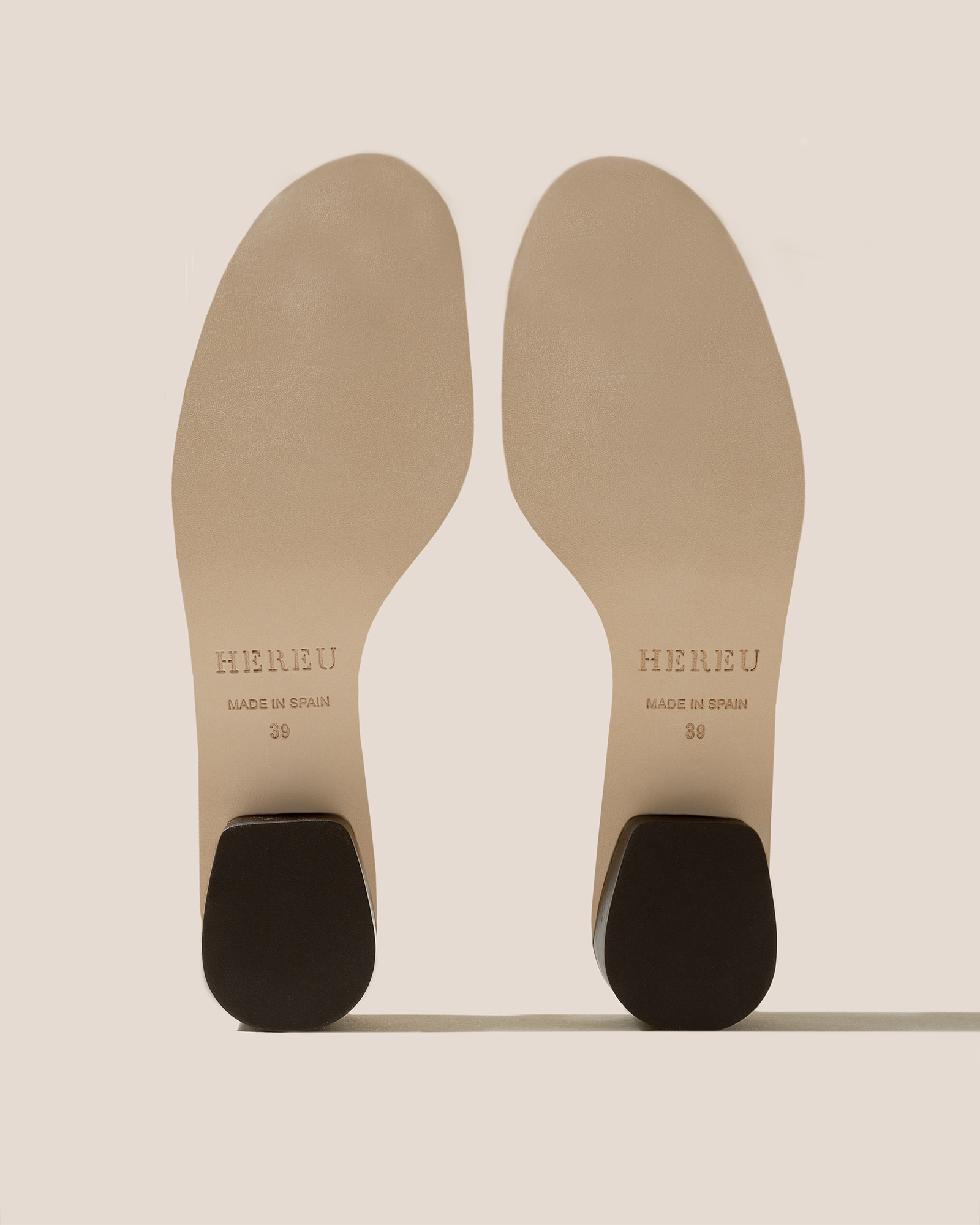 GABIA - Heeled Woven T-bar Sandal