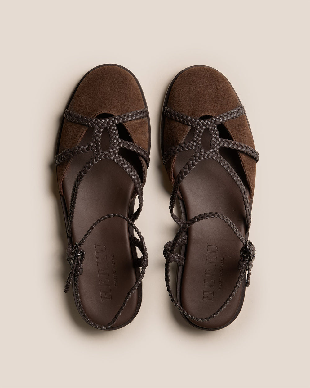 RANYA - Woven Round-Toe Sandal