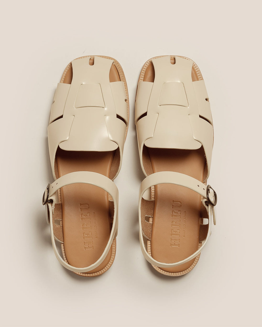 PEDRA - Squared Closed-Toe Fisherman Sandal