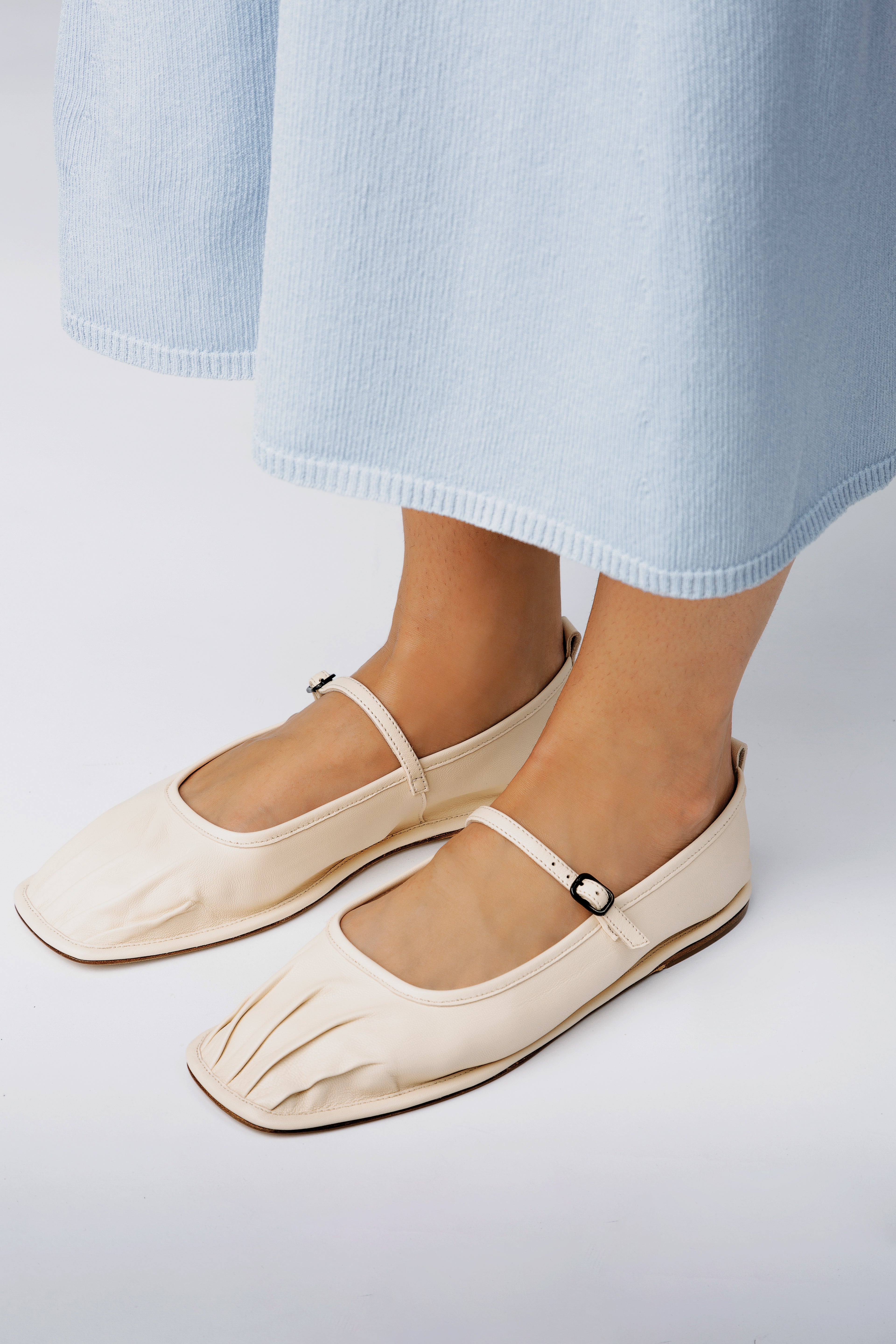 DANSA - Pleated-Toe Mary Jane Pump