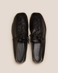 PLEGADA SHINY - Deconstructed Lace-up Shoe