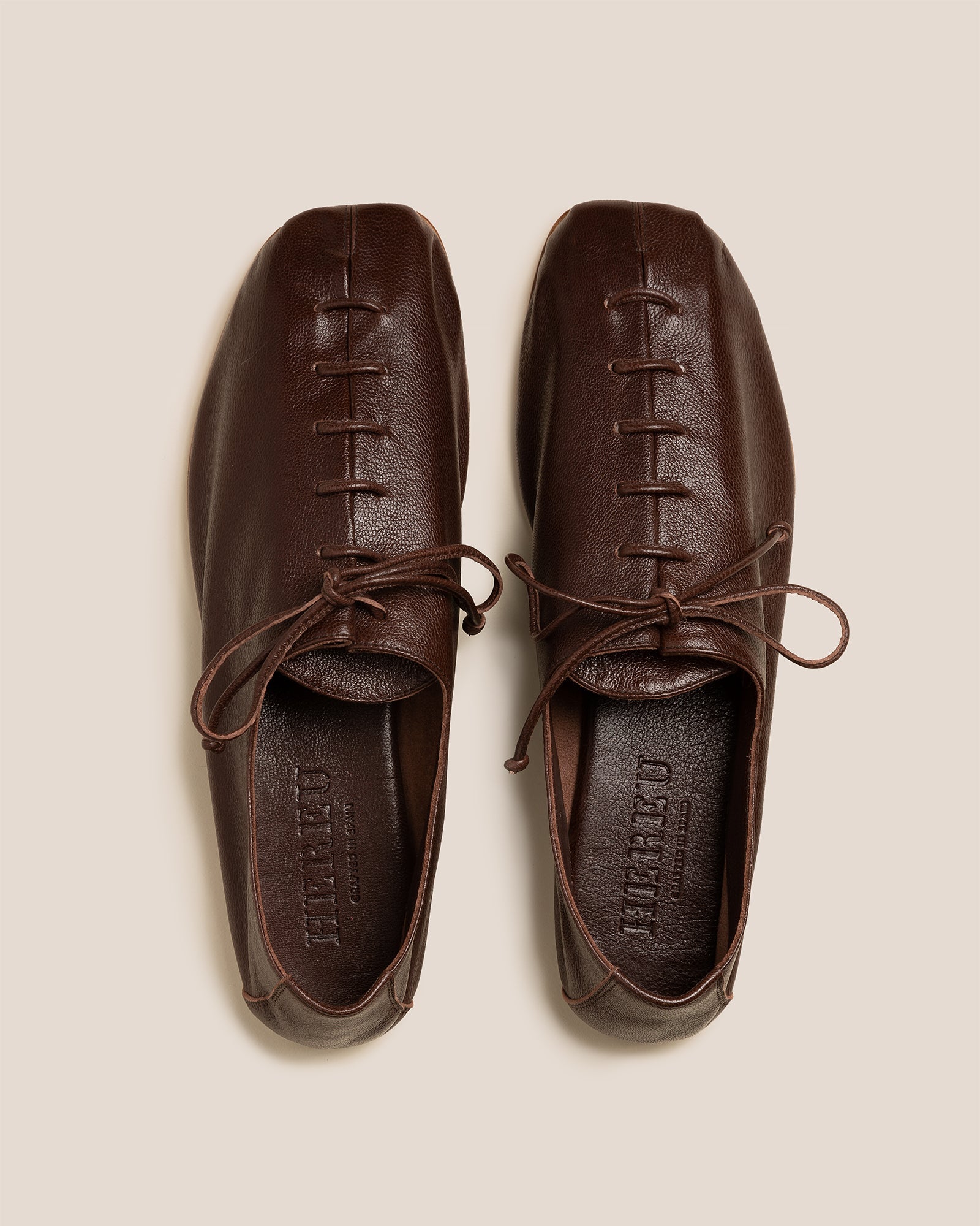 PLEGADA SHINY - Deconstructed Lace-up Shoe