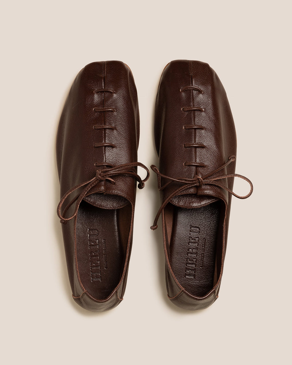 PLEGADA SHINY - Deconstructed Lace-up Shoe