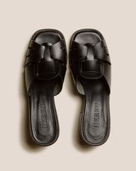 ANCORA SQUARED HEELED SLIDE - Heeled Fisherman Slide