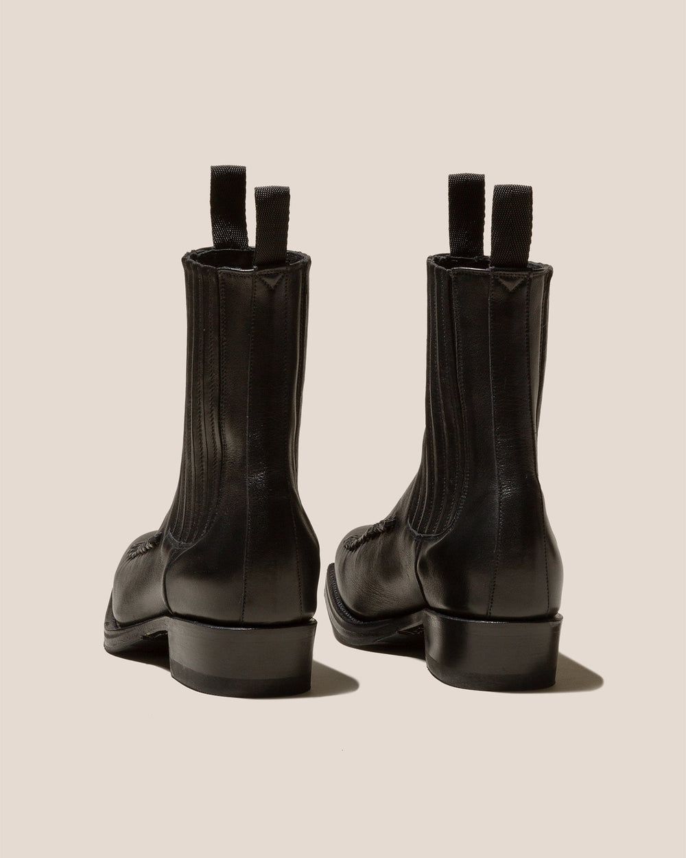 AGULLA - Square-Toe Braided Detail Chelsea Boot