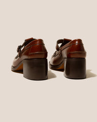 ALBER HEELED - T-Bar Loafer