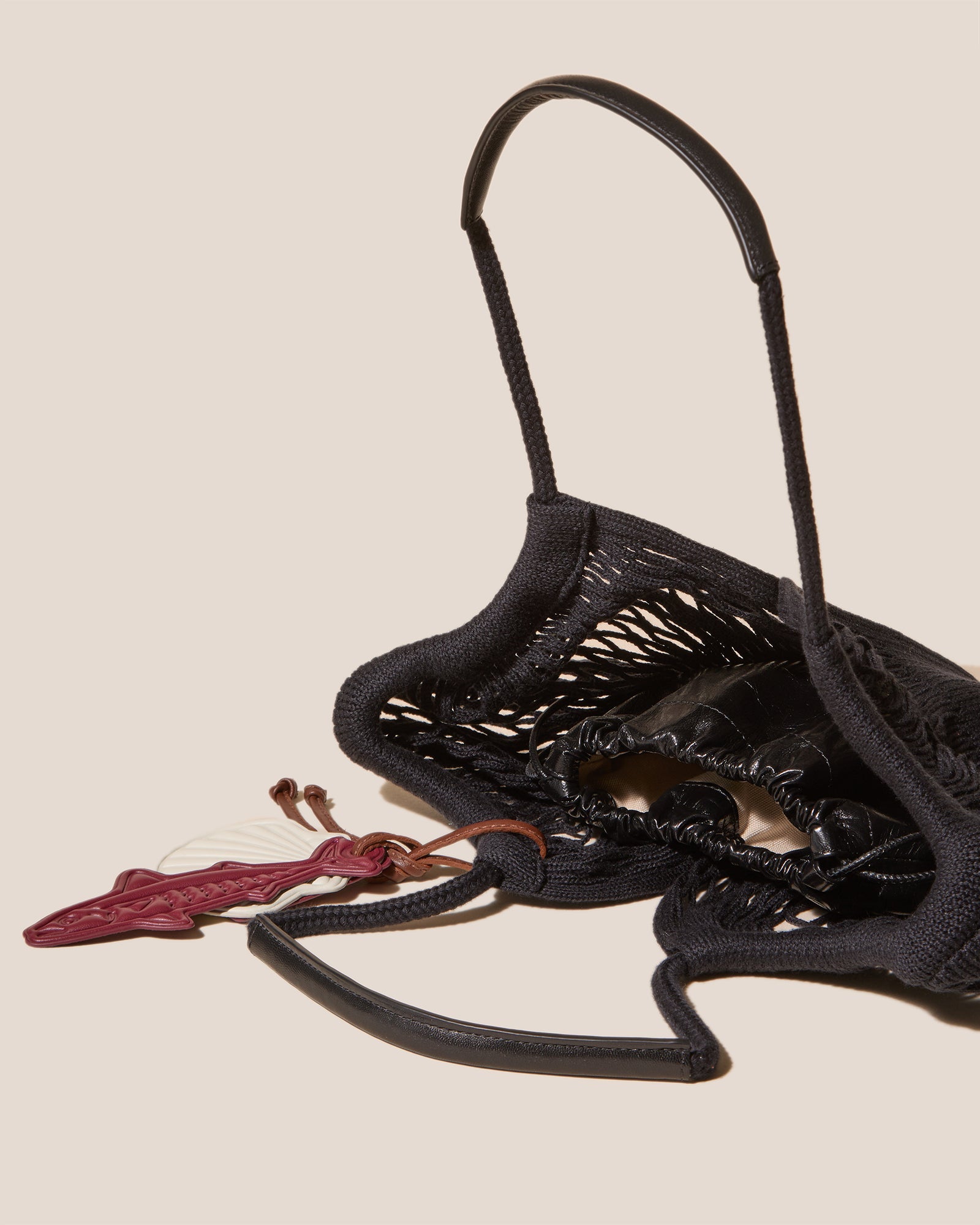 CALELLA FILT S CHARM - Knitted Cotton Net Bag