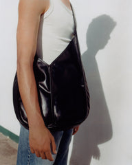 CALELLA CROSSBODY - Leather-trimmed Crossbody Sac