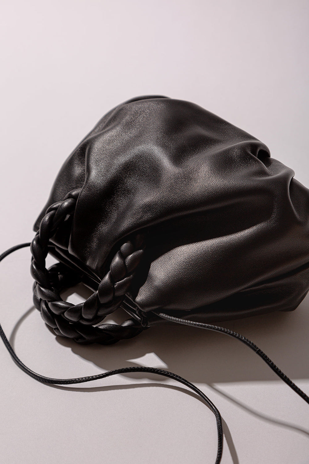 BOMBON - Plaited-handle Leather Handbag