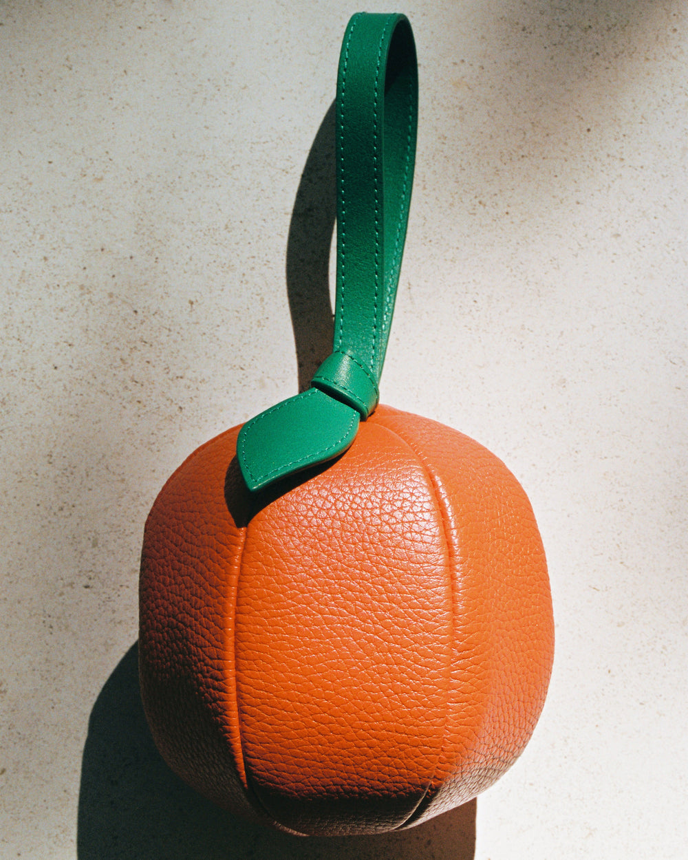 TARONJA PURSE - Orange-Shaped Leather Coin Purse