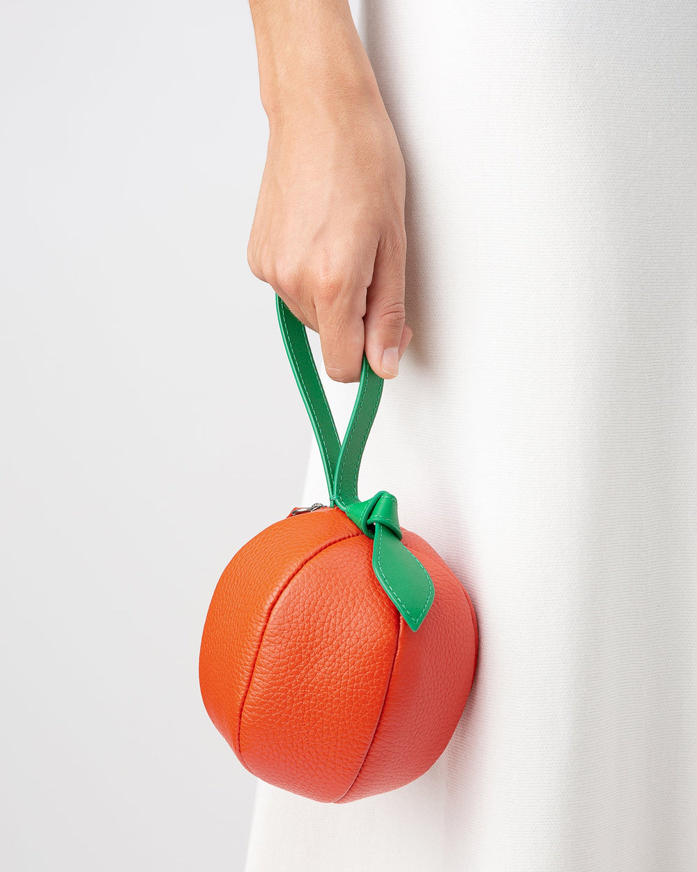 TARONJA PURSE - Orange-Shaped Leather Coin Purse