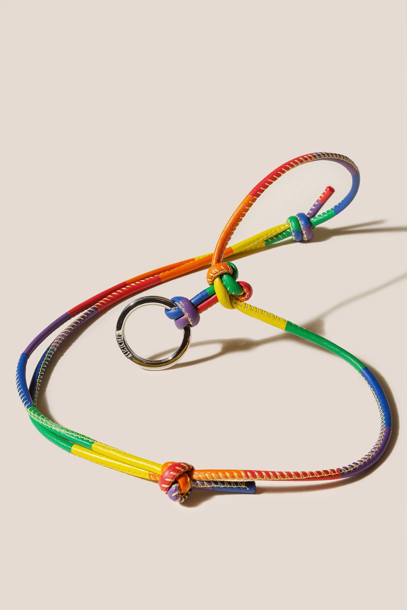 PRIDE KEYCHAIN - Multicoloured Patchwork Keychain