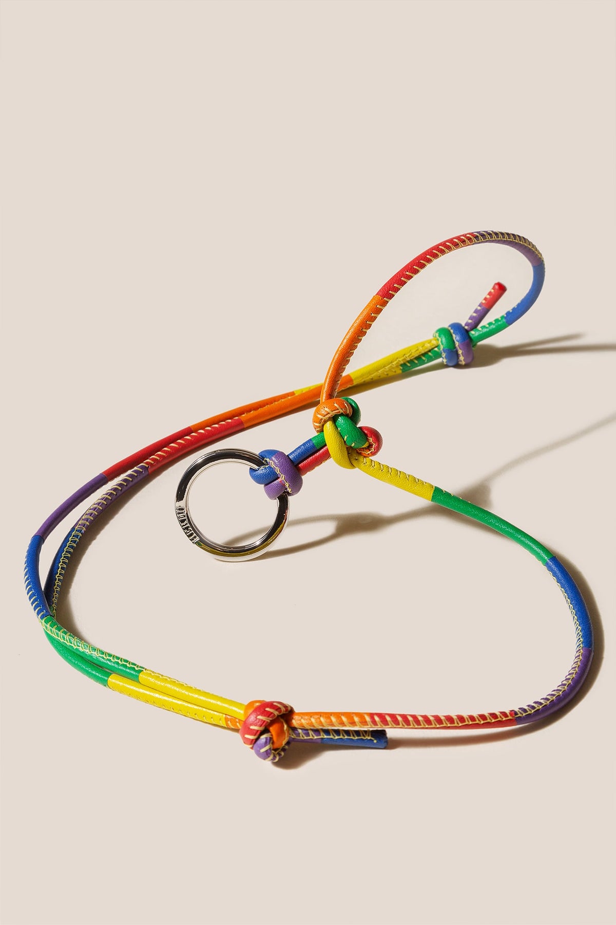 PRIDE KEYCHAIN - Multicoloured Patchwork Keychain
