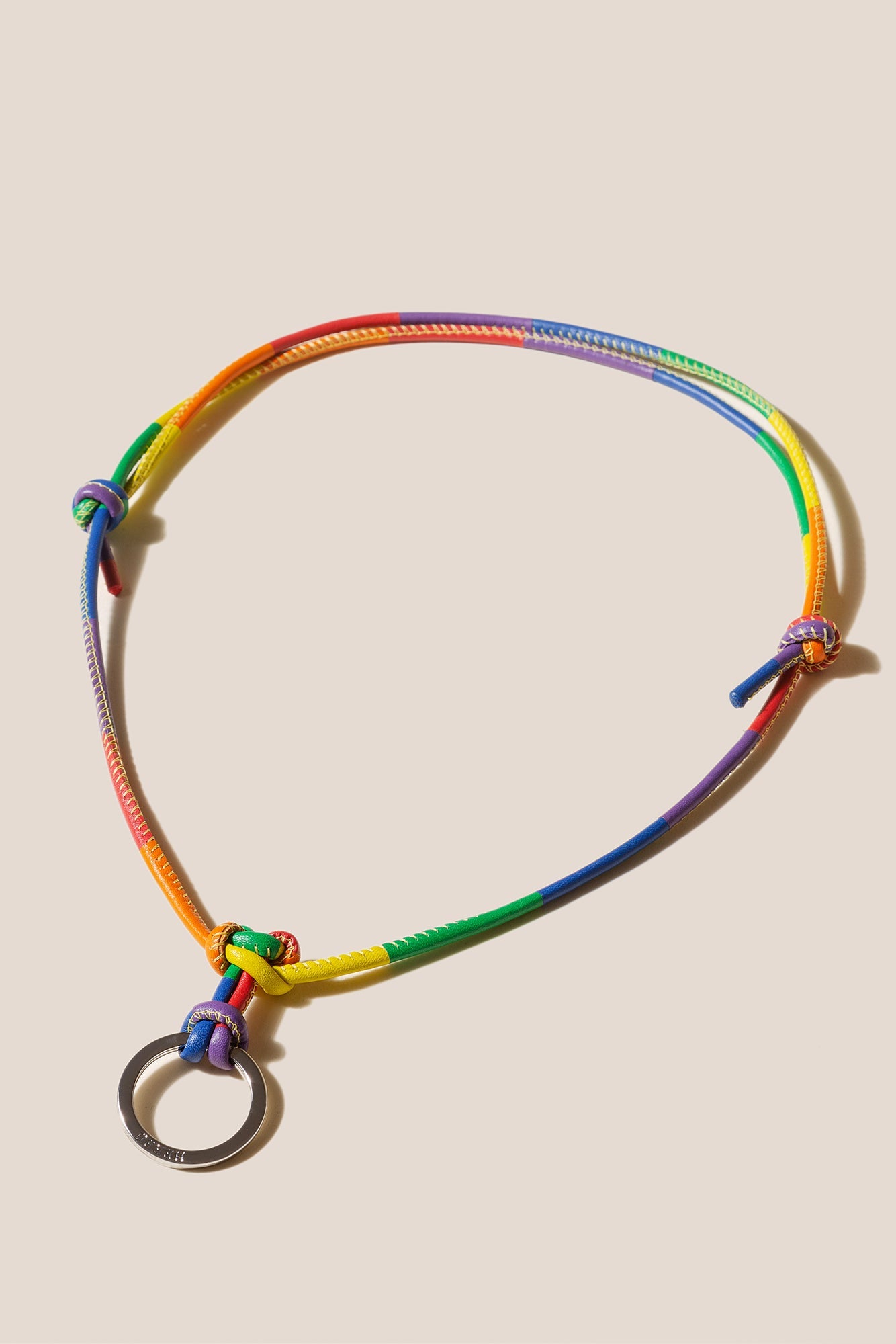 PRIDE KEYCHAIN - Multicoloured Patchwork Keychain